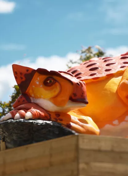 Jeepo Dino la Récré des 3 Curés parc attractions bretagne Familles Brest