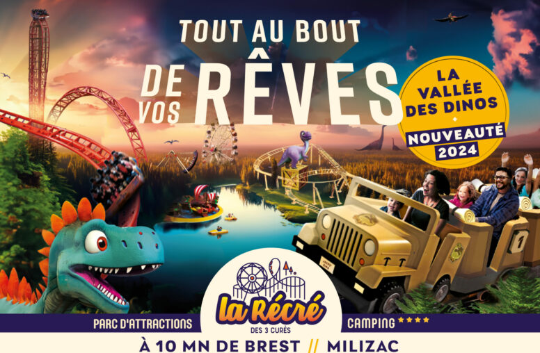 Nouvelle attractions en juin à la Récré des 3 Curés, Jeepo' Dino