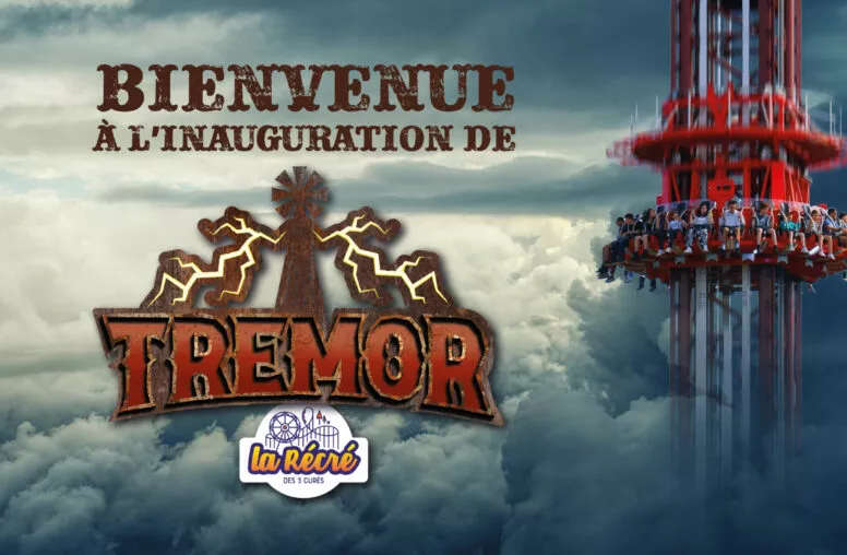 inauguration tremor brest la Récré tour de chute