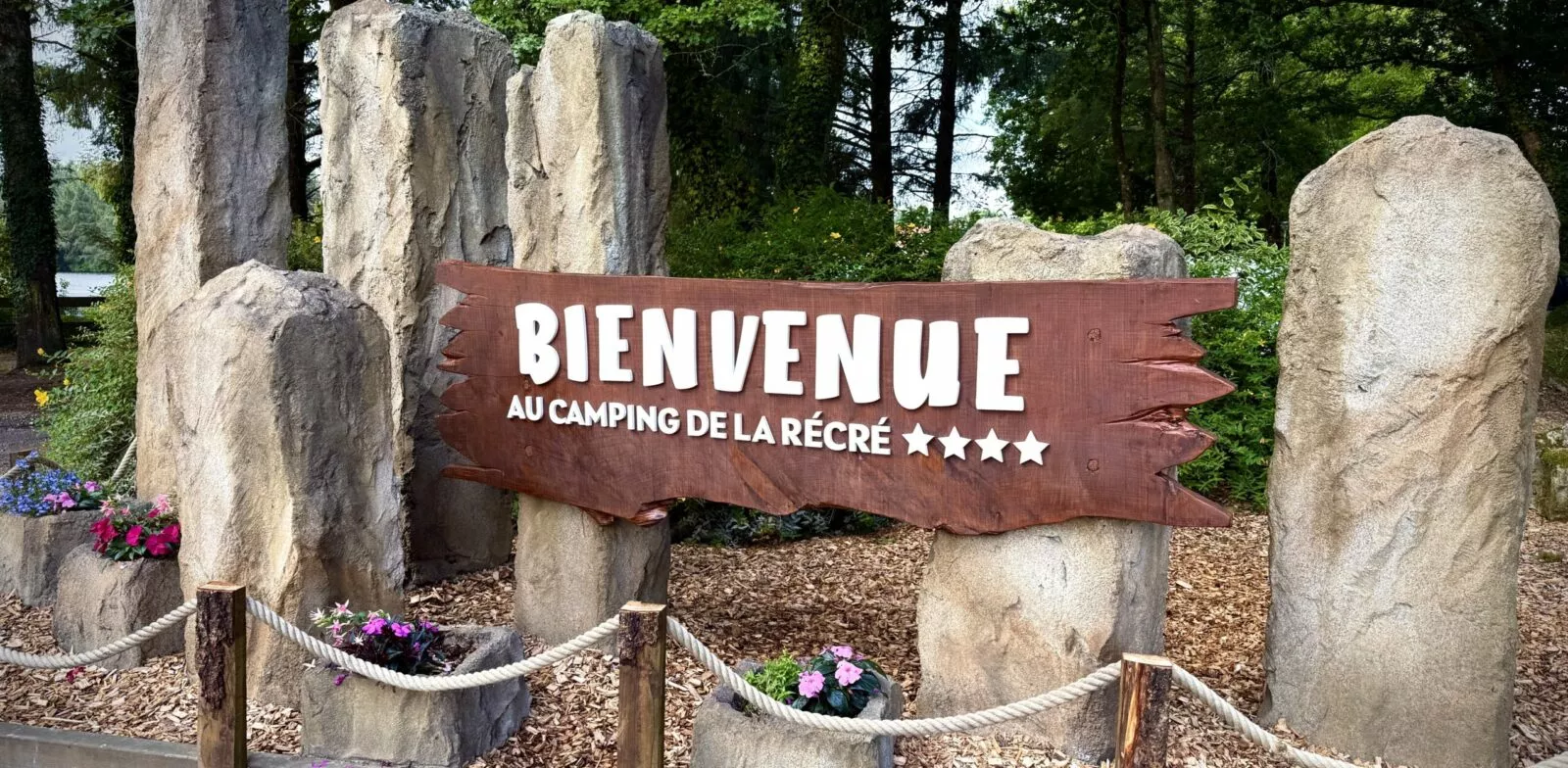 ENTRÉE CAMPING DE LA RÉCRÉ FINISTÈRE BREST BRETAGNE