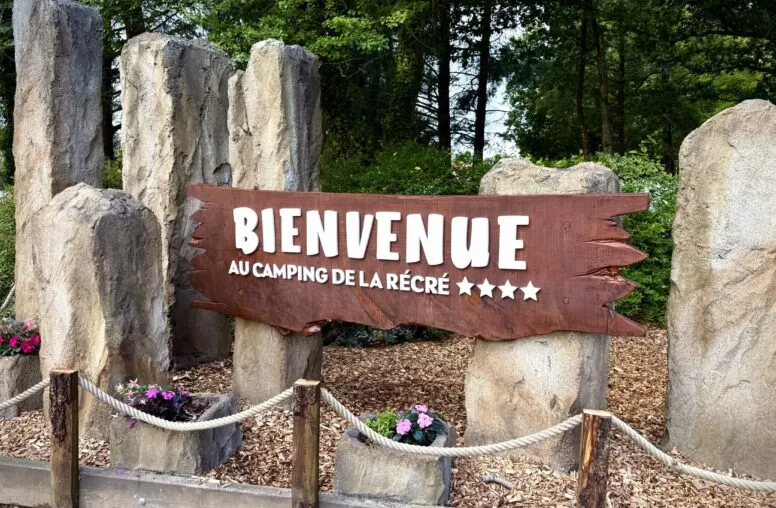 ENTRÉE CAMPING DE LA RÉCRÉ FINISTÈRE BREST BRETAGNE
