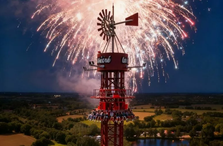 Feu d'artifice la Récré des 3 curés Brest