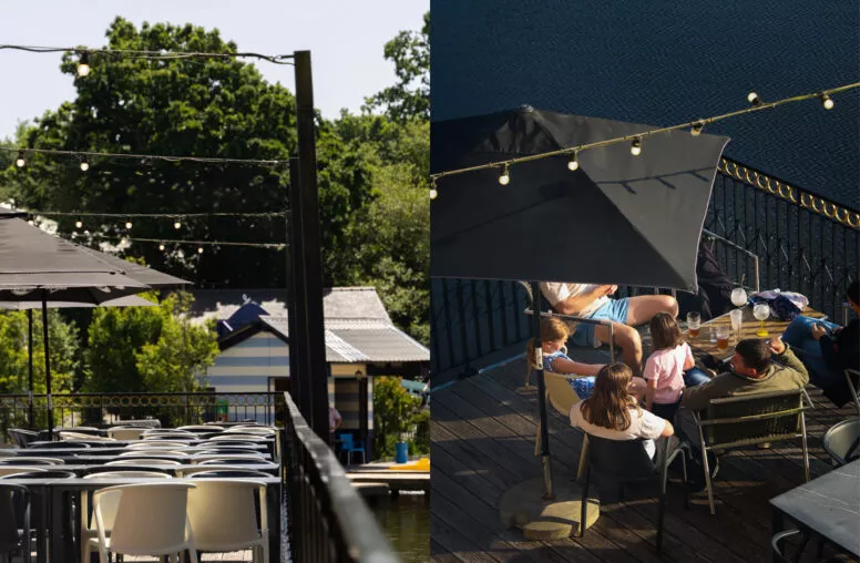 Plus joli restaurant de Brest et ses alentours avec sa grande terrasse vue sur le lac.