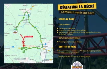 Déviation septembre 2026 La Récré des 3 Curés